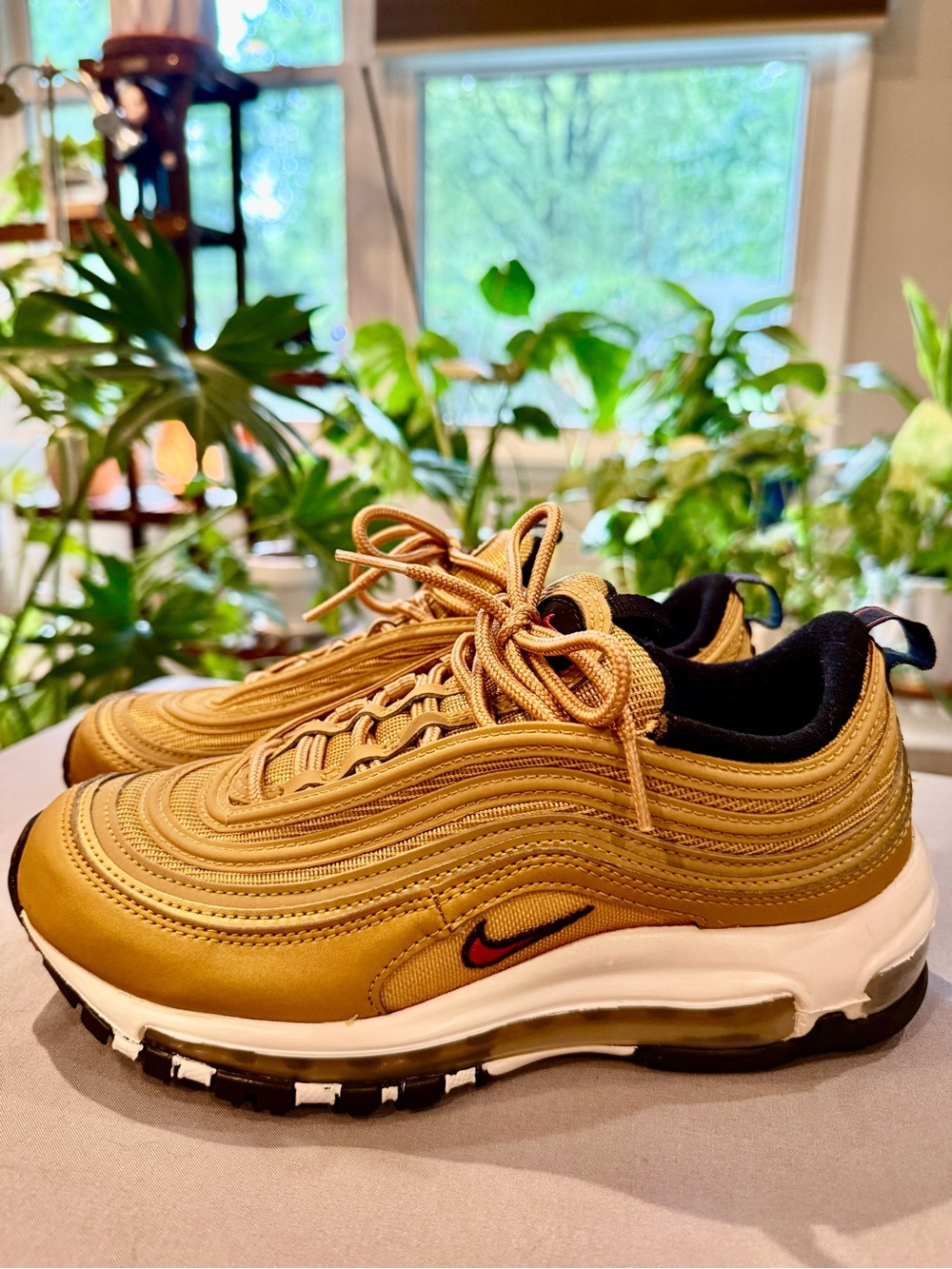 Nike Women’s Air Max 97 Sneakers - Gold